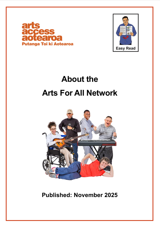 Cover of Easy Read for Arts For All 